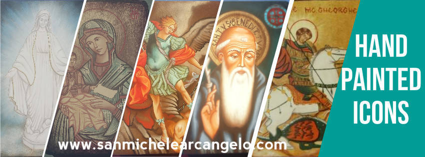 Hand painted religious icons